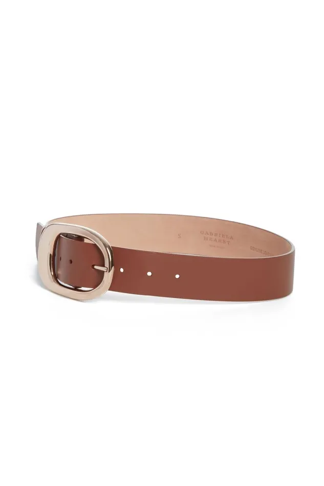Gabriela Hearst Belts Women Lozewce Belt In Cognac Leather