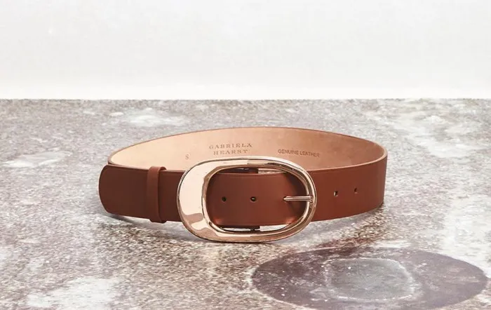 Gabriela Hearst Belts Women Lozewce Belt In Cognac Leather