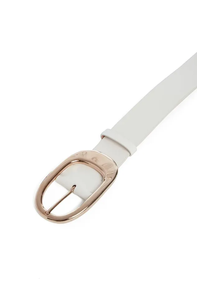 Gabriela Hearst Belts Women Lozewce Belt In White Leather