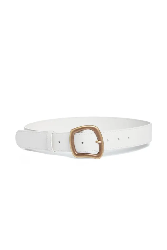 Gabriela Hearst Belts Women Simone Belt In Ivory Leather