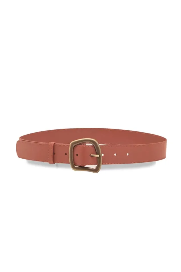 Gabriela Hearst Belts Women Simone Waist Belt In Cognac Nappa Leather
