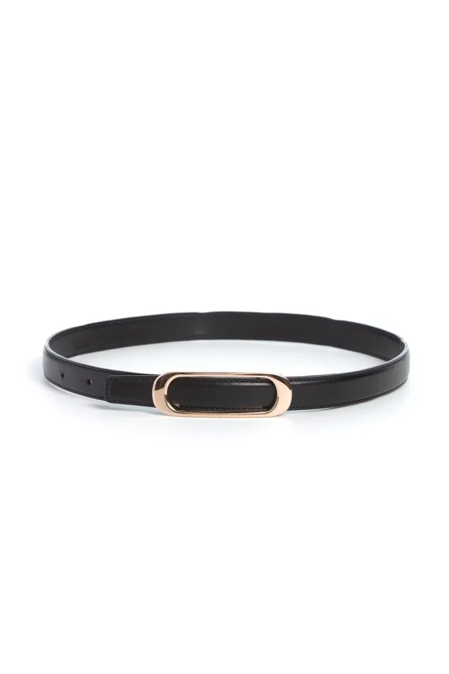 Gabriela Hearst Belts Women Timon Belt In Black Leather