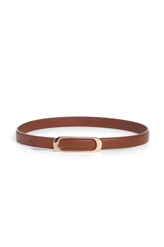 Gabriela Hearst Belts Women Timon Belt In Cognac Leather