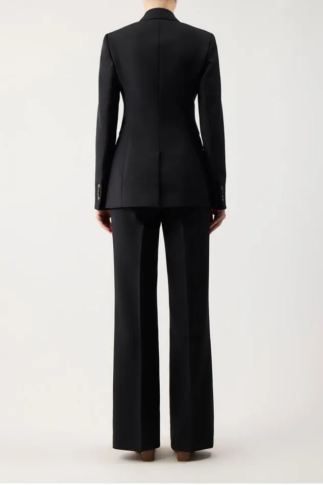 Gabriela Hearst Blazers and Vests Women Angela Blazer In Black Sportswear Wool