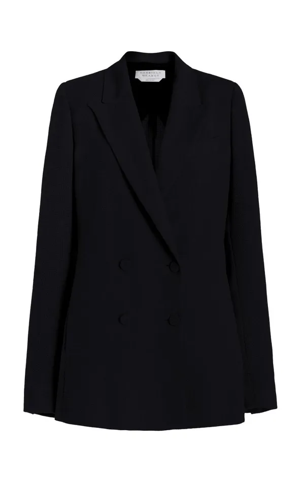 Gabriela Hearst Blazers and Vests Women Damus Blazer In Black Silk Wool Cady