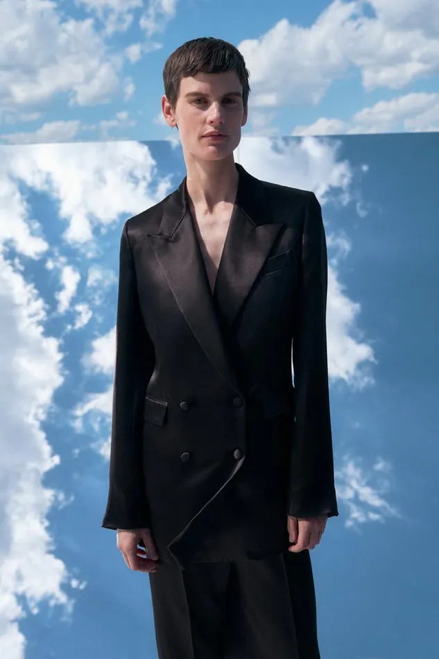 Gabriela Hearst Blazers and Vests Women Elmore Blazer In Black Silk