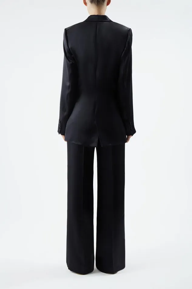 Gabriela Hearst Blazers and Vests Women Elmore Blazer In Black Silk