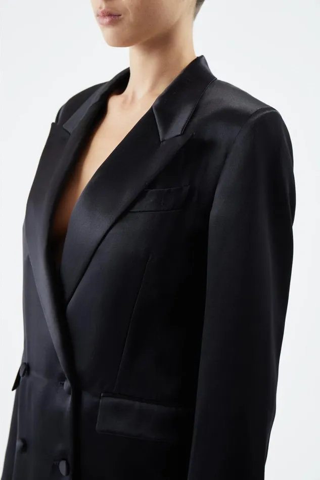 Gabriela Hearst Blazers and Vests Women Elmore Blazer In Black Silk