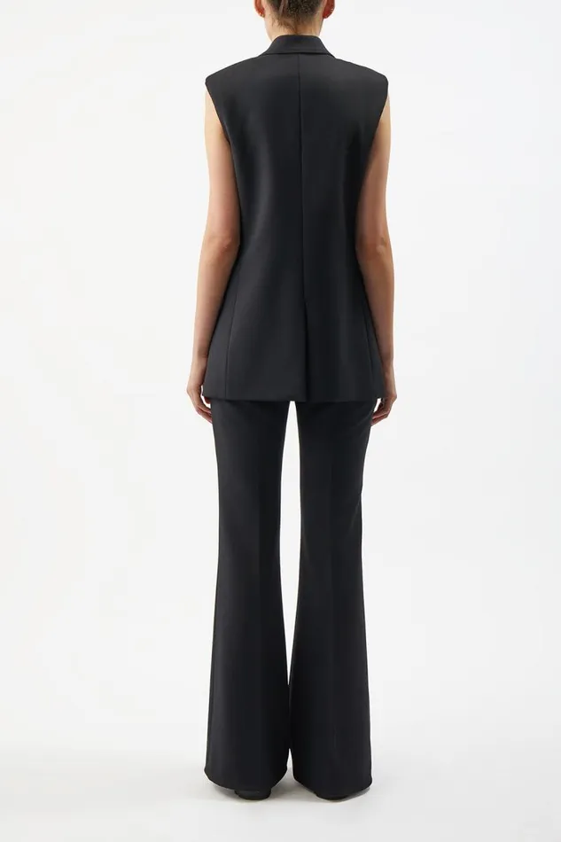 Gabriela Hearst Blazers and Vests Women Mayte Vest In Black Sportswear Wool