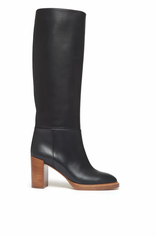 Gabriela Hearst Boots Women Bocca Knee High Boot In Black Leather
