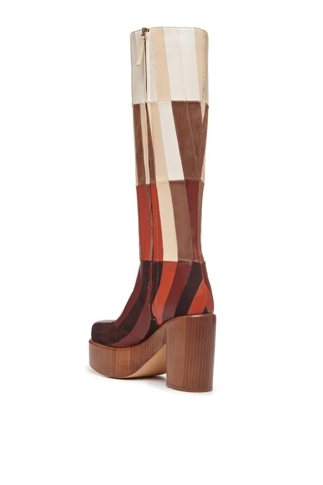 Gabriela Hearst Boots Women Brigade Patchwork Boot