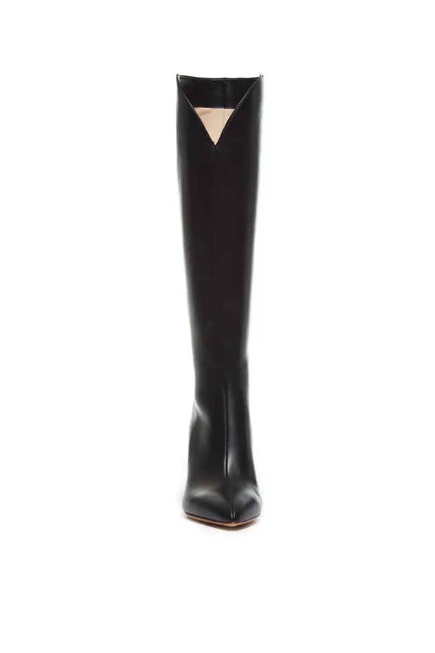 Gabriela Hearst Boots Women Cora High Knee Boot In Black Leather