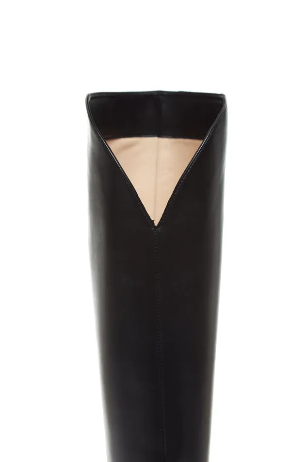 Gabriela Hearst Boots Women Cora High Knee Boot In Black Leather