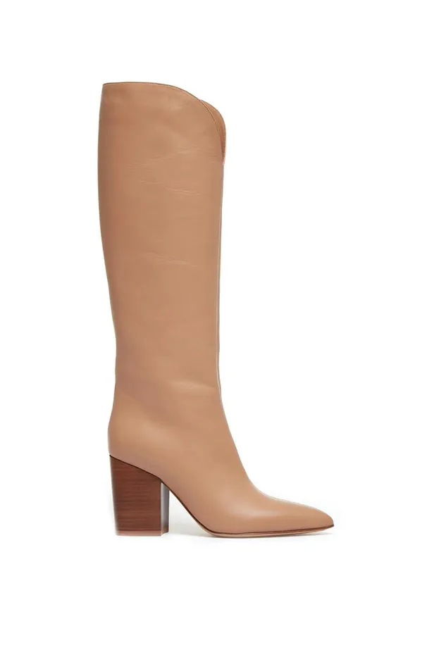 Gabriela Hearst Boots Women Cora Knee High Boot In Camel Leather