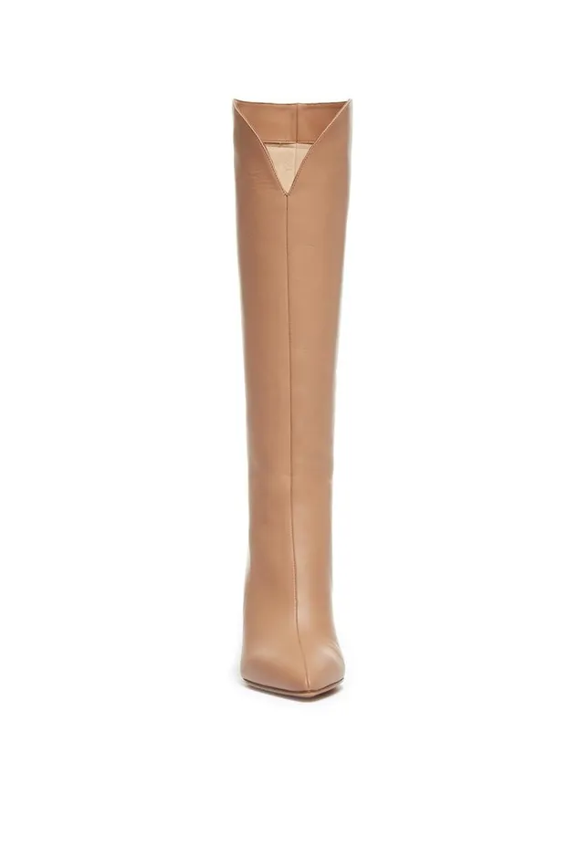 Gabriela Hearst Boots Women Cora Knee High Boot In Camel Leather
