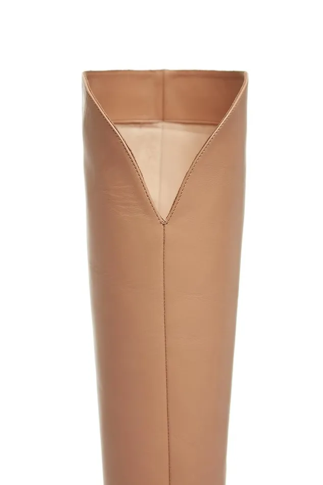 Gabriela Hearst Boots Women Cora Knee High Boot In Camel Leather