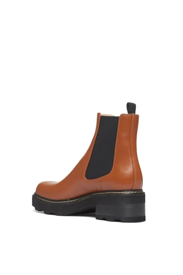 Gabriela Hearst Boots Women Jil Chelsea Boot In Cognac Leather