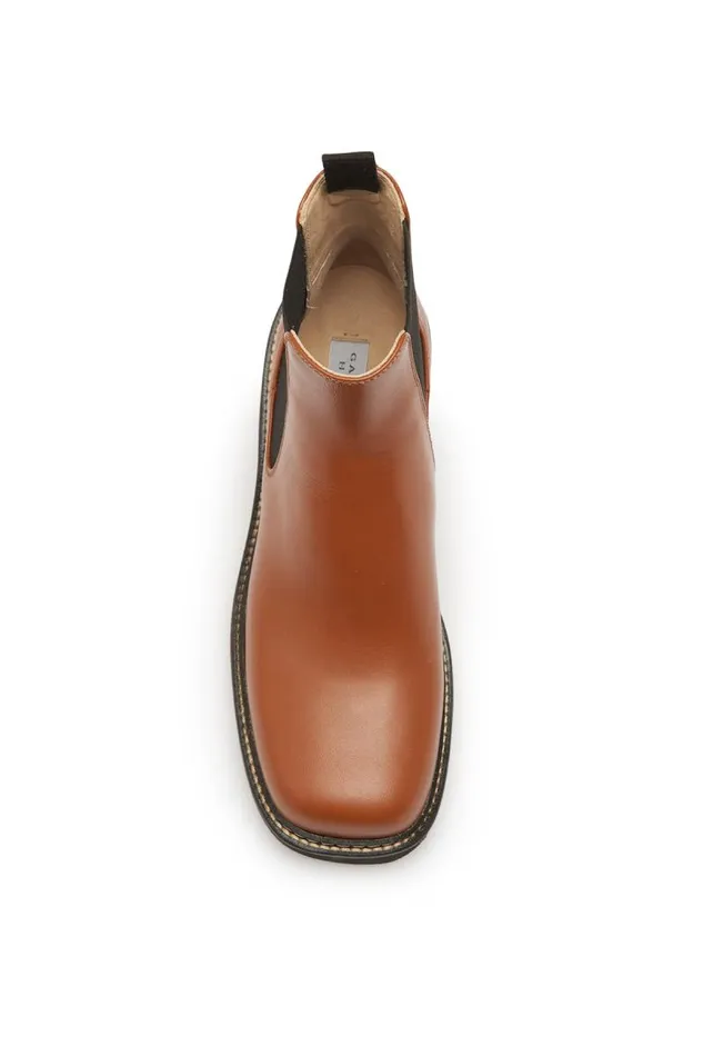 Gabriela Hearst Boots Women Jil Chelsea Boot In Cognac Leather