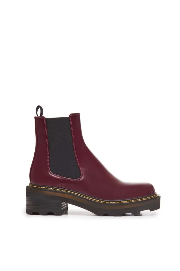 Gabriela Hearst Boots Women Jil Chelsea Boot In Windsor Wine Leather