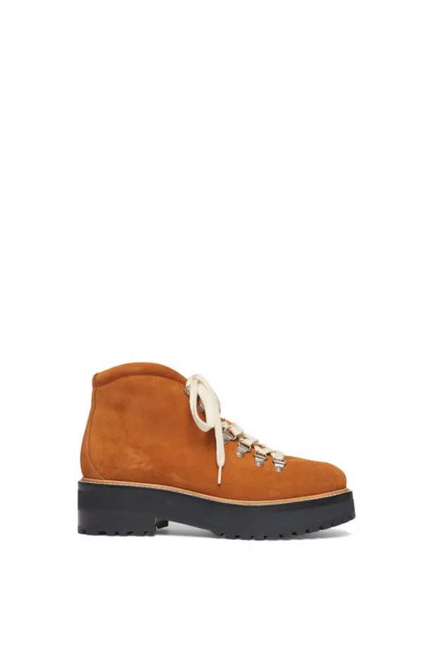 Gabriela Hearst Boots Women Kash Boot In Cashew Shearling and Leather