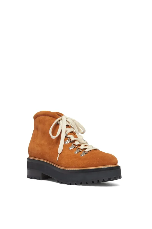 Gabriela Hearst Boots Women Kash Boot In Cashew Shearling and Leather