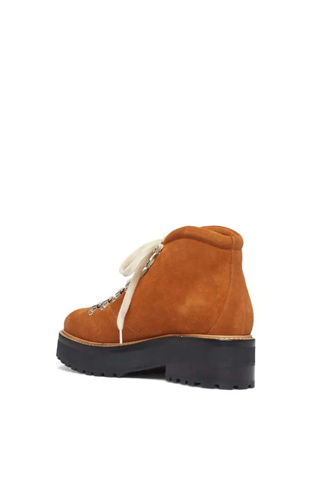 Gabriela Hearst Boots Women Kash Boot In Cashew Shearling and Leather