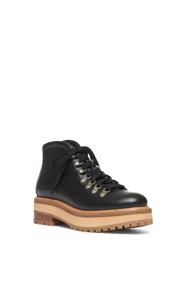 Gabriela Hearst Boots Women Kash Hiking Boot In Black Leather