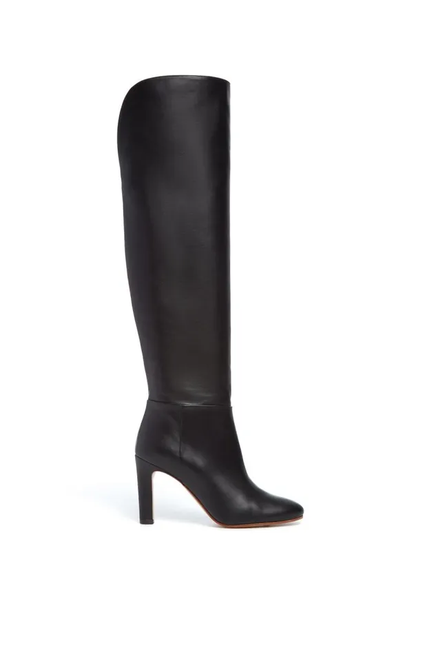Gabriela Hearst Boots Women Linda OvertheKnee Boot In Black Leather