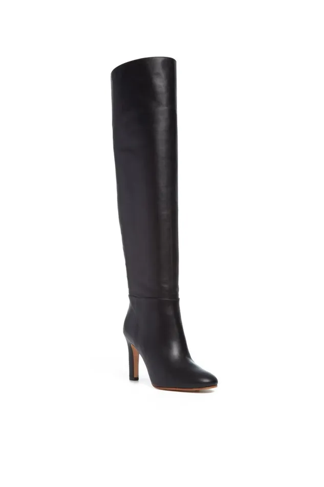 Gabriela Hearst Boots Women Linda OvertheKnee Boot In Black Leather