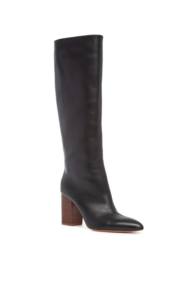 Gabriela Hearst Boots Women Sascha Knee High Boot In Black Leather