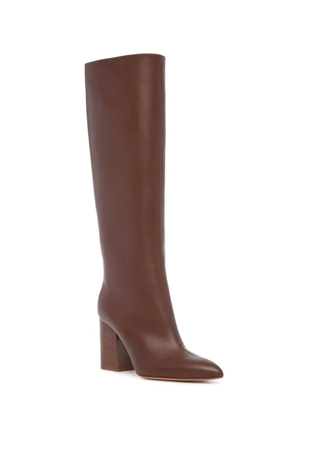 Gabriela Hearst Boots Women Sascha Knee High Boot In Cognac Leather