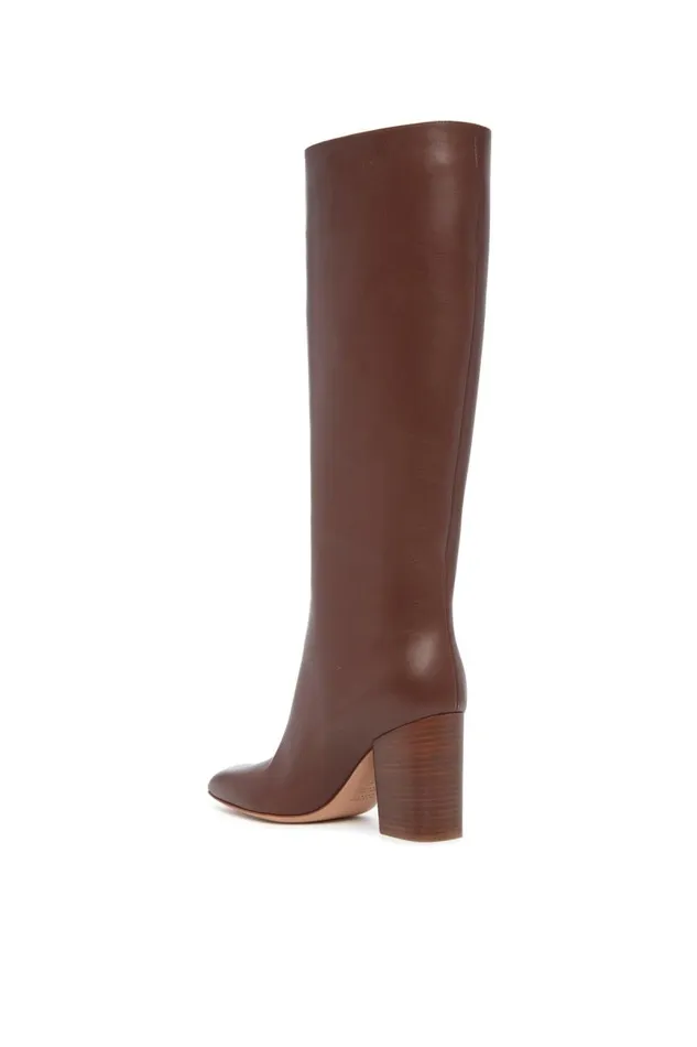 Gabriela Hearst Boots Women Sascha Knee High Boot In Cognac Leather