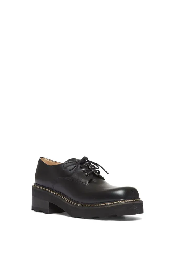 Gabriela Hearst Boots Women Tera Brogue In Black Leather