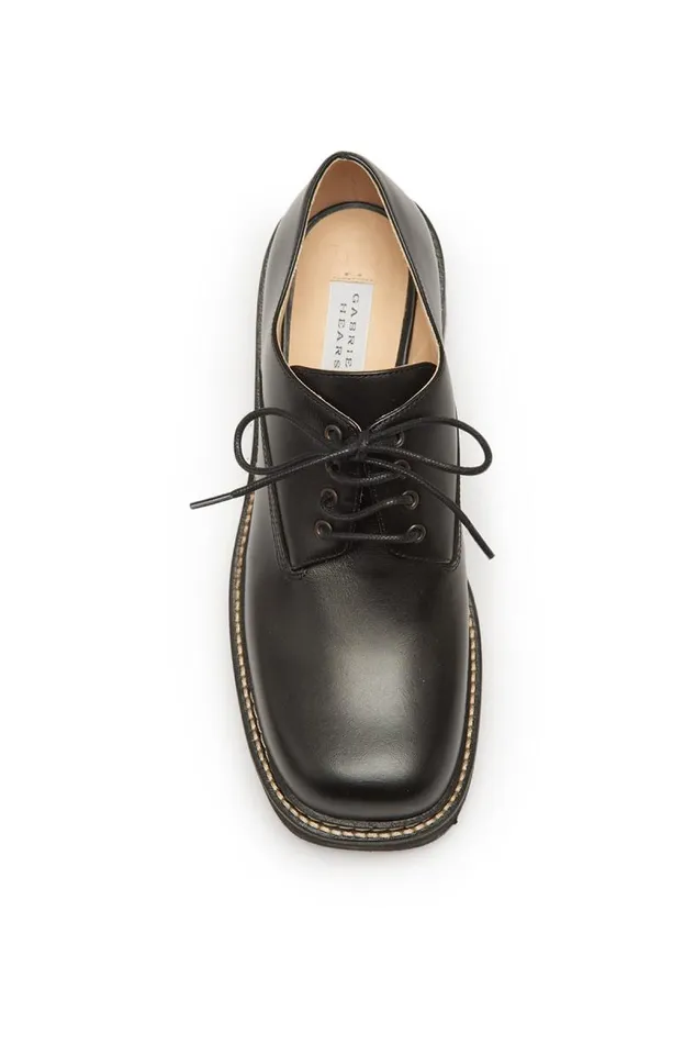 Gabriela Hearst Boots Women Tera Brogue In Black Leather