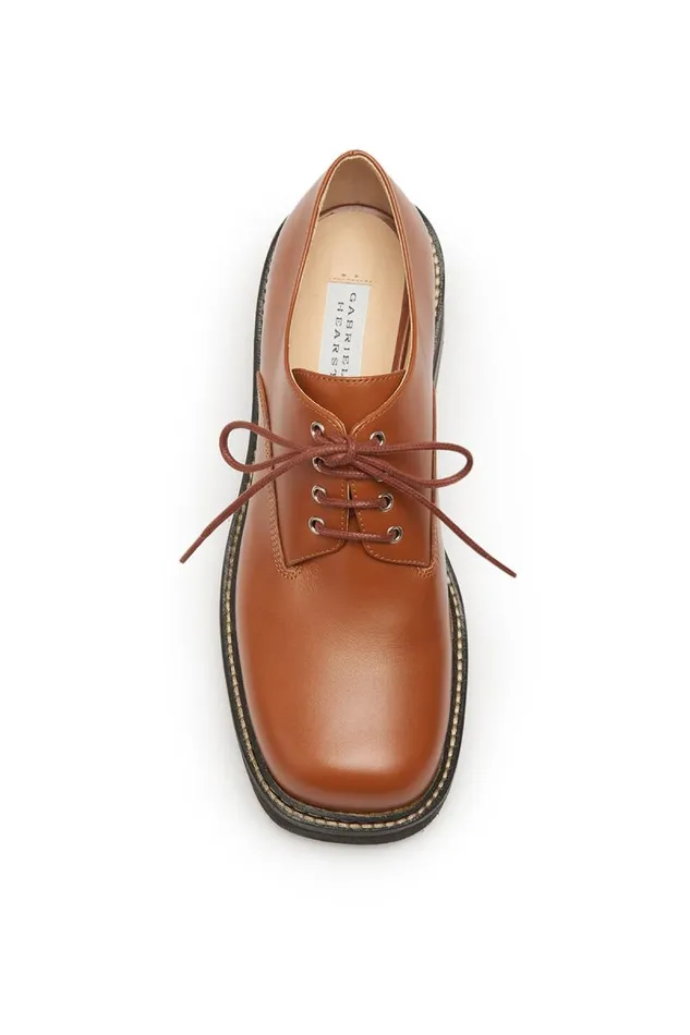 Gabriela Hearst Boots Women Tera Brogue In Cognac Leather