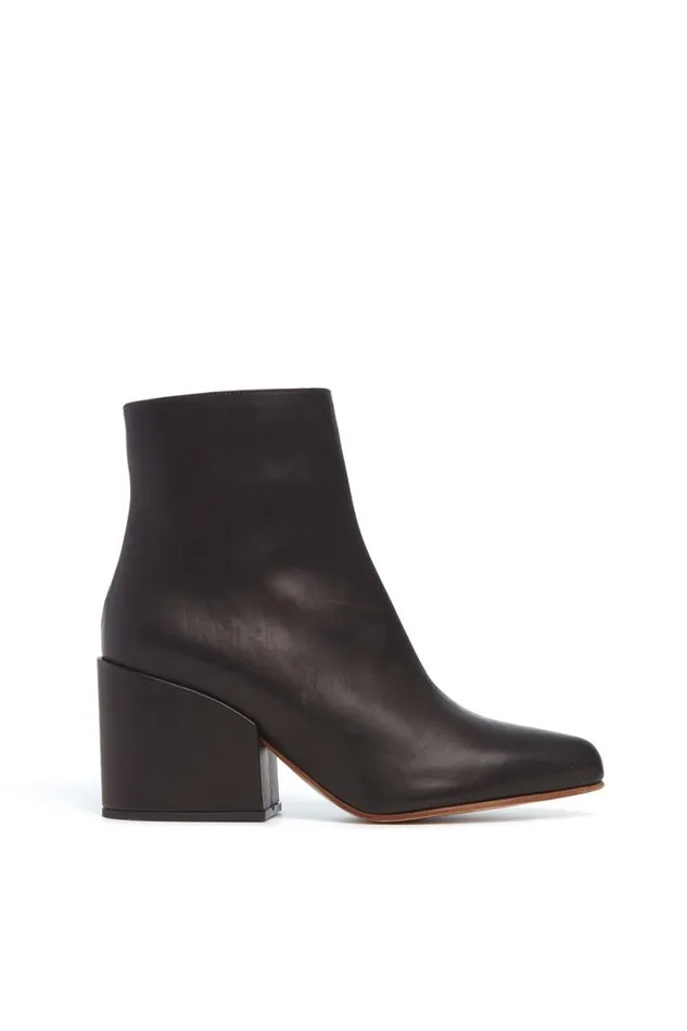 Gabriela Hearst Boots Women Tito Block Heel Boot In Black Leather