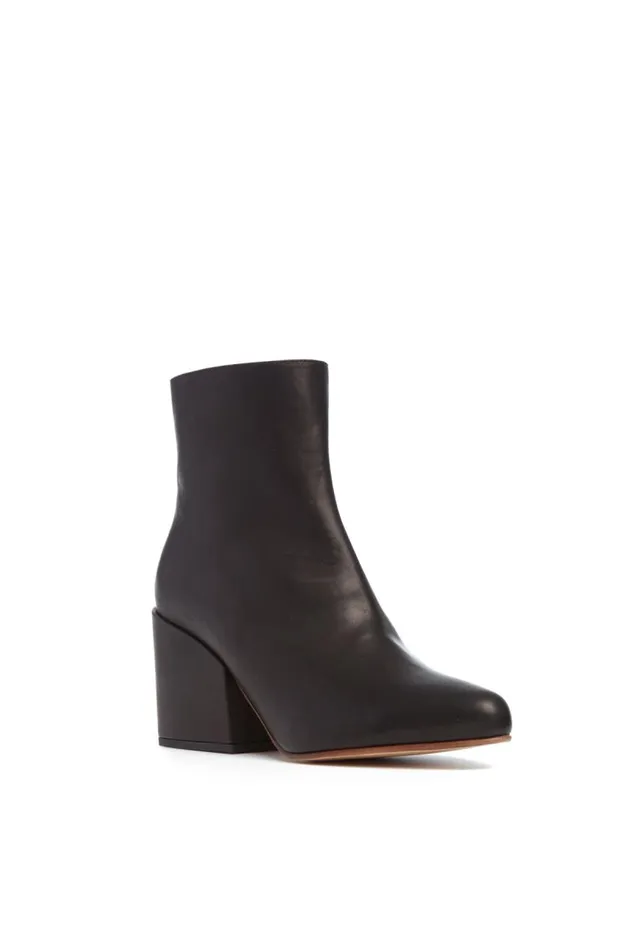 Gabriela Hearst Boots Women Tito Block Heel Boot In Black Leather