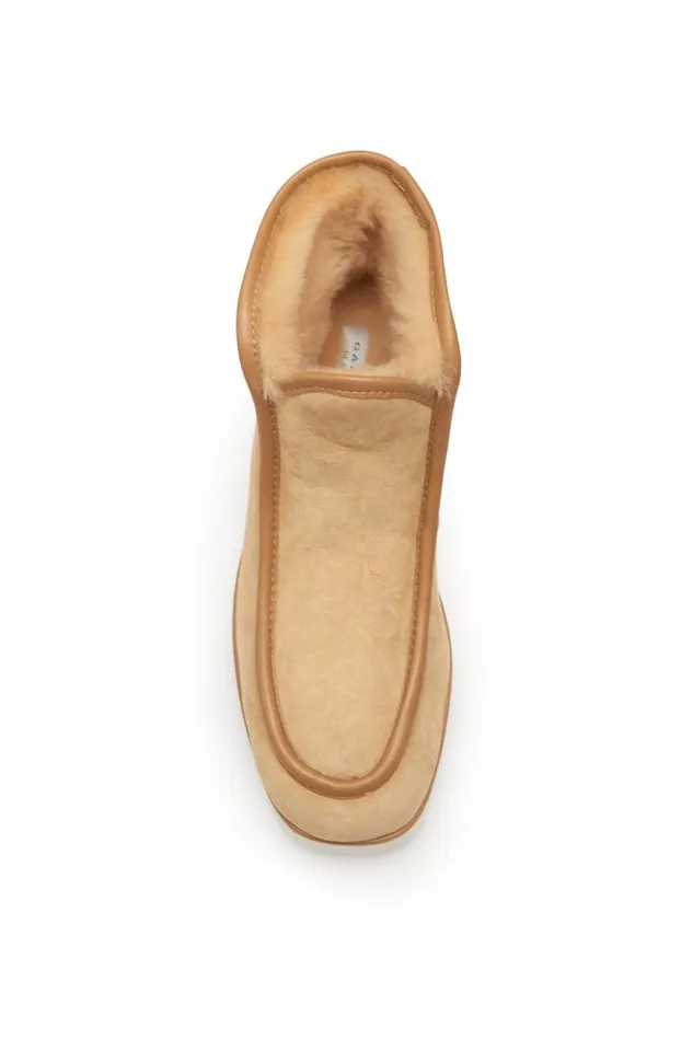 Gabriela Hearst Boots Women Tyga Shearling Boot In Camel Leather