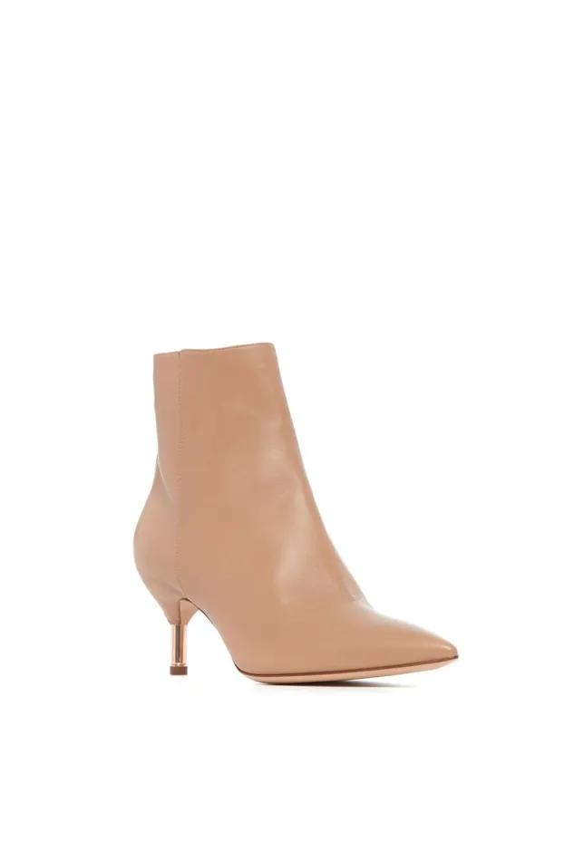 Gabriela Hearst Boots Women Valeria Heeled Boot In Dark Camel Leather