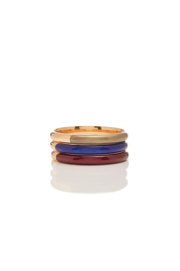 Gabriela Hearst Bracelets Women Vitreous Enamel And 18kt Gold Bangle