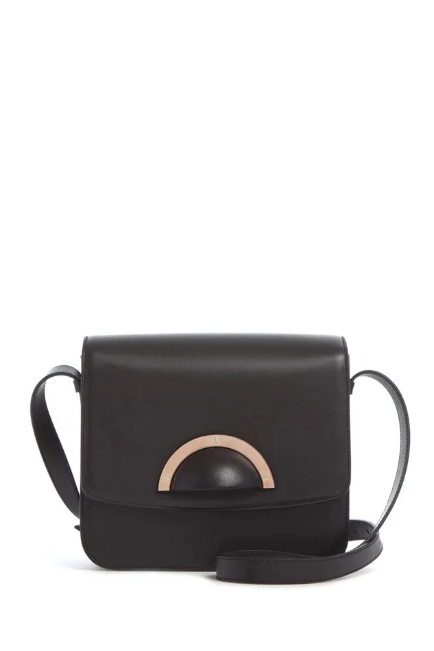 Gabriela Hearst Crossbody Bags WomenMen Bethania Crossbody Box Bag In Black Leather Gabriela Hearst Crossbody Bags WomenMen Bethania Crossbody Box Bag In Black Leather