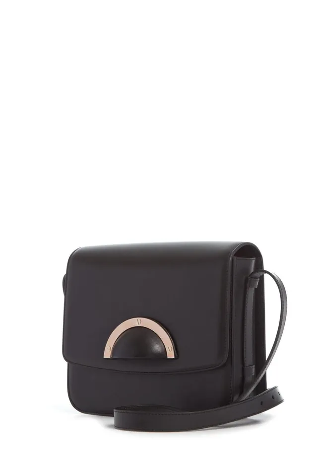 Gabriela Hearst Crossbody Bags WomenMen Bethania Crossbody Box Bag In Black Leather
