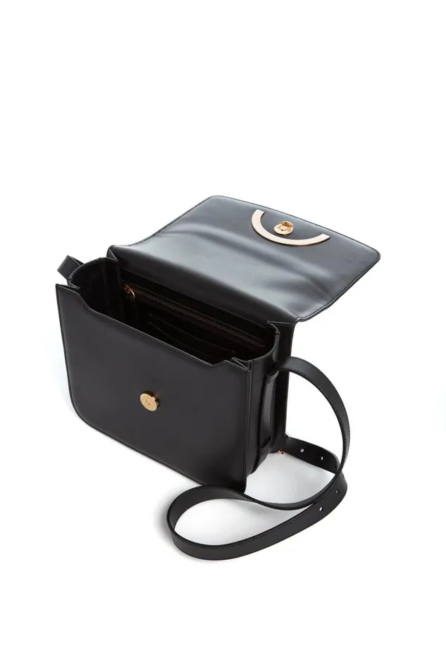 Gabriela Hearst Crossbody Bags WomenMen Bethania Crossbody Box Bag In Black Leather