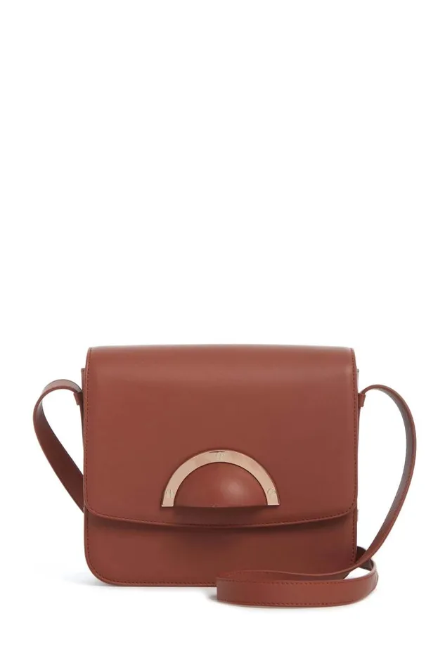 Gabriela Hearst Crossbody Bags WomenMen Bethania Crossbody Box Bag In Cognac Leather Gabriela Hearst Crossbody Bags WomenMen Bethania Crossbody Box Bag In Cognac Leather