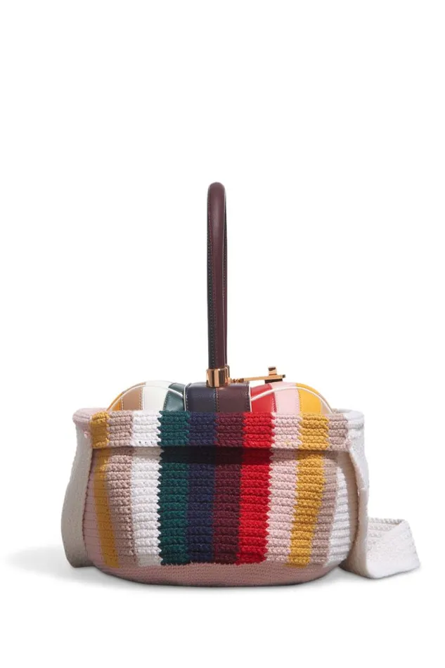 Gabriela Hearst Crossbody Bags WomenMen Crossover Knit Bag In Multi Cashmere