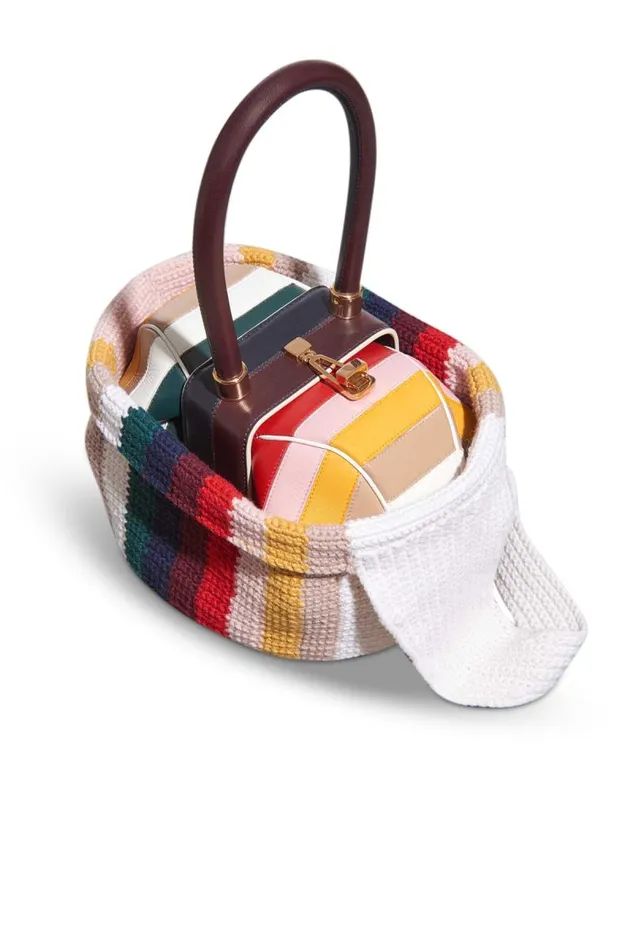 Gabriela Hearst Crossbody Bags WomenMen Crossover Knit Bag In Multi Cashmere