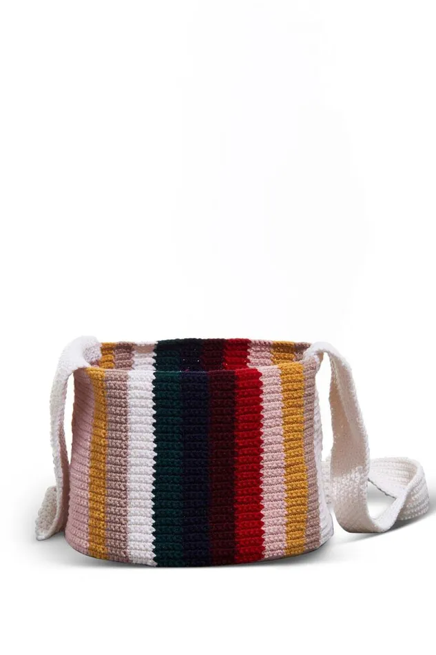 Gabriela Hearst Crossbody Bags WomenMen Crossover Knit Bag In Multi Cashmere
