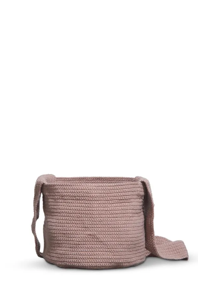 Gabriela Hearst Crossbody Bags WomenMen Crossover Knit Bag In Nude Cashmere