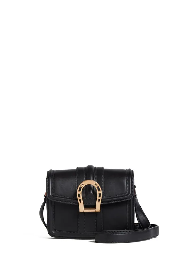 Gabriela Hearst Crossbody Bags WomenMen Lucky Bill Crossbody Bag In Black Nappa Leather Gabriela Hearst Crossbody Bags WomenMen Lucky Bill Crossbody Bag In Black Nappa Leather
