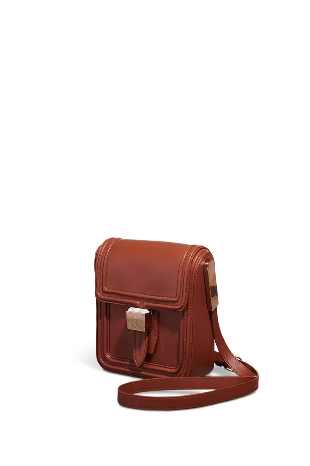 Gabriela Hearst Crossbody Bags WomenMen Marvelle Crossbody Bag In Cognac Nappa Leather